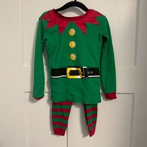 Place Festive Elf Costume - Green and Red
